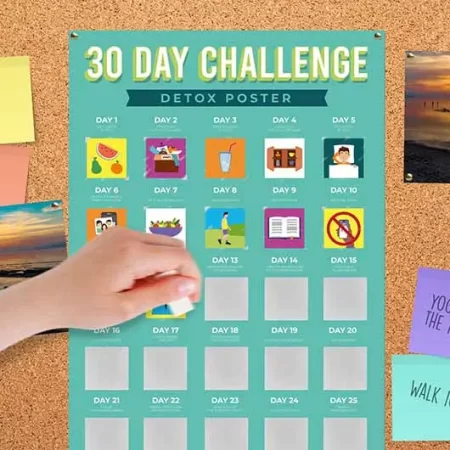 30 Day Challenge Poster - Fitness Detox