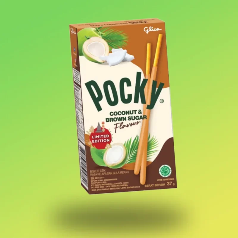 Glico Pocky Kokosnoot & Bruine Suiker