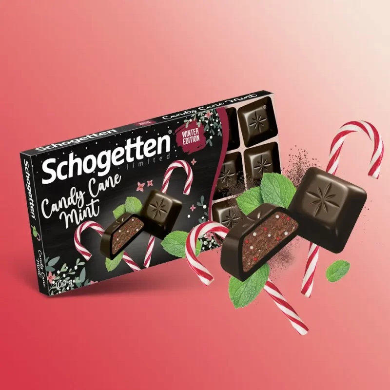 SCHOGETTEN LIMITED WINTER EDITION CANDY CANE MINT CHOCOLATE