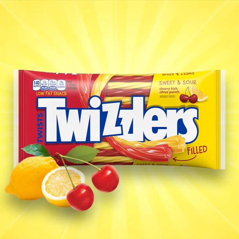 Twizzlers filled twists sweet